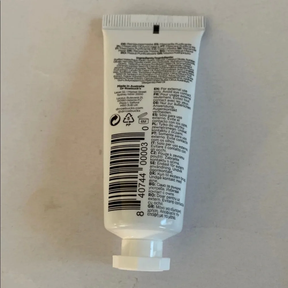 DR. ROEBUCK’S Uluru Purifying Mask Travel 0.67oz CLEAN BEAUTY